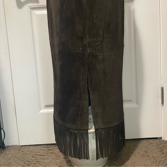 Long leather skirt - Picture 8 of 11